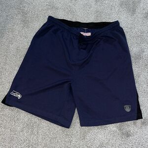 Team Issued Seattle Seahawks Reebok 2010 work out Practice NFL training shorts
